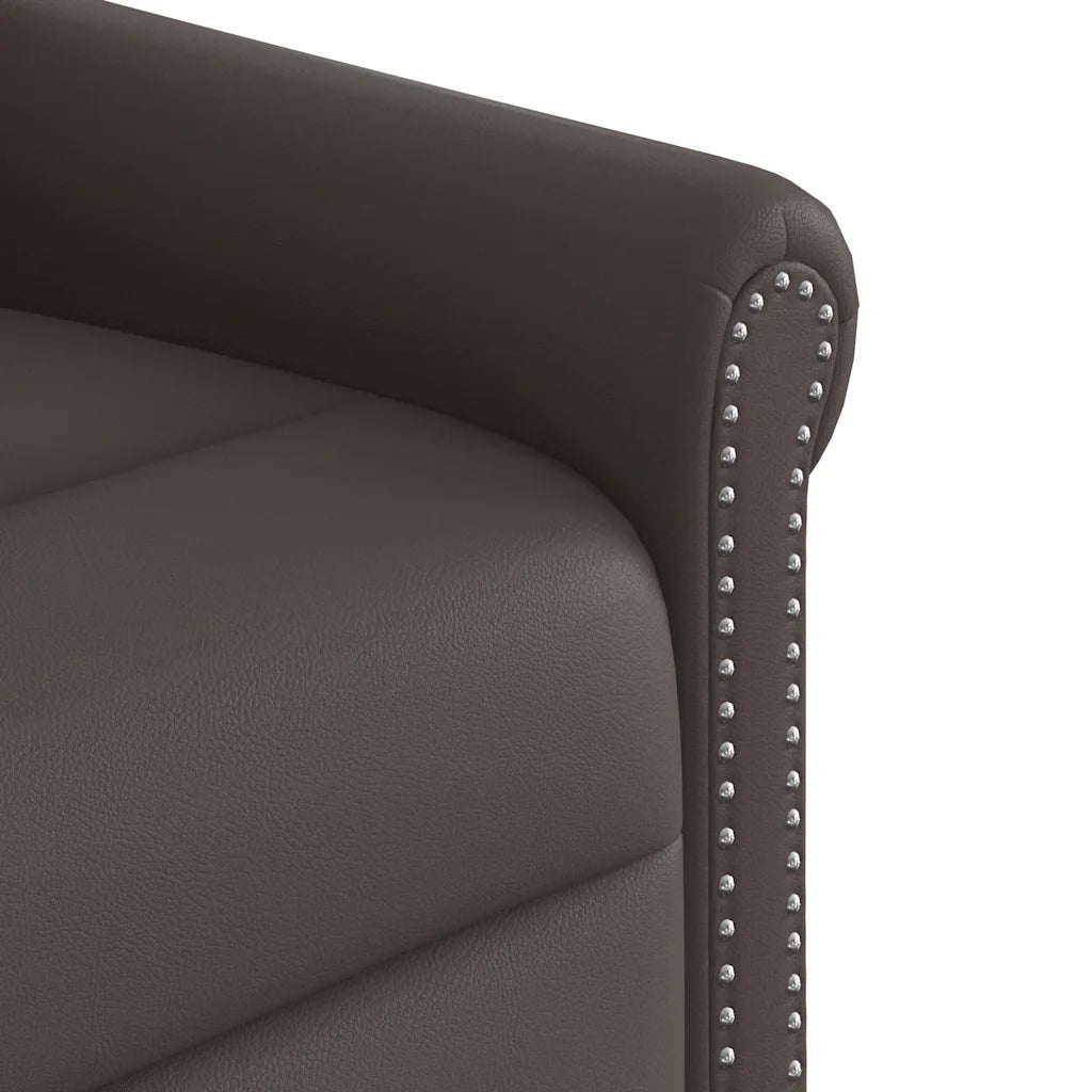 un Fauteuil Inclinable avec Repose Pieds avec fonction massage, disponible en marron ou noir.