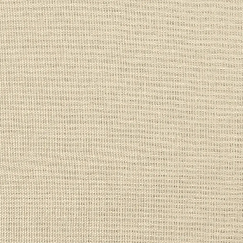 Un Fauteuil à Bascule au style Scandinave de couleur crème et avec un revêtement en tissu doux.