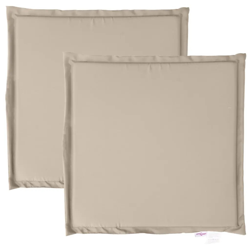 2 Coussins 45x45 disponibles en différents coloris.