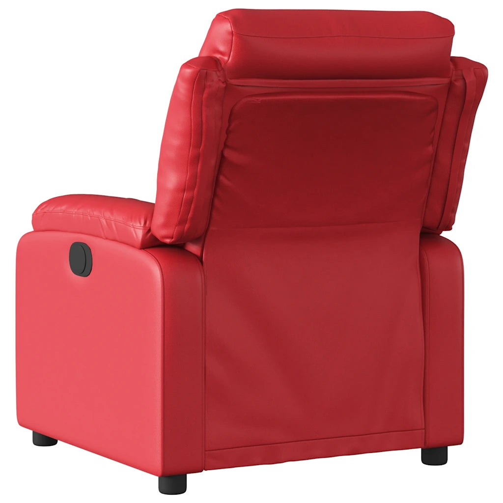 Commande de massage à 6 points du fauteuil inclinable en similicuir.