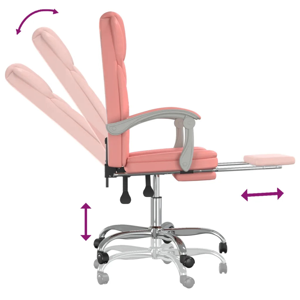 Détail de la poignée d’inclinaison du fauteuil ergonomique de bureau.