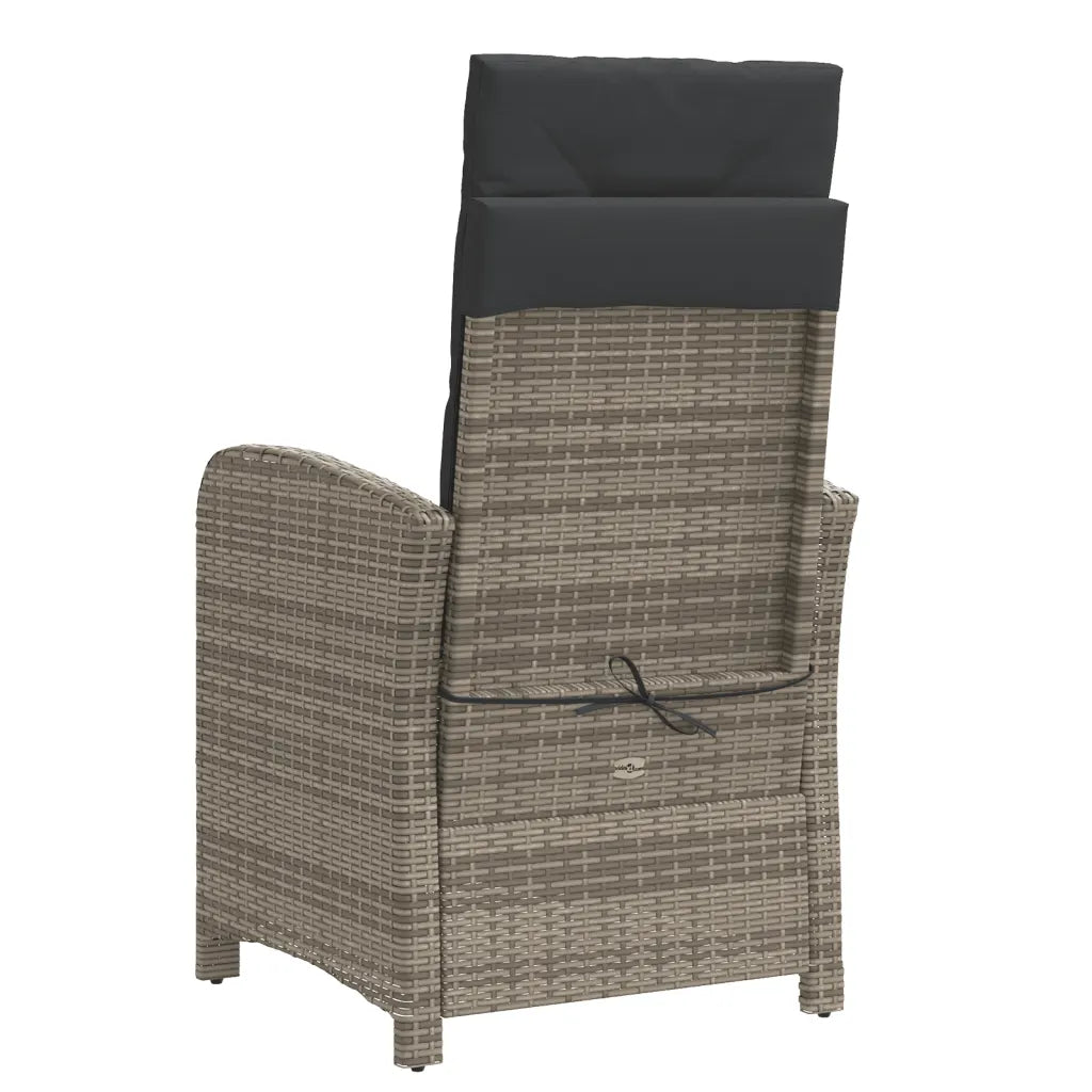 Structure en acier revêtu du fauteuil extérieur inclinable design.