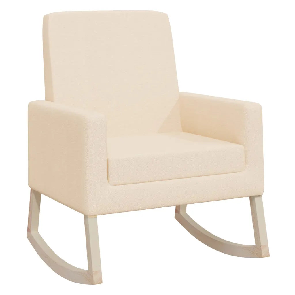 Un Fauteuil à Bascule Design en Tissu.