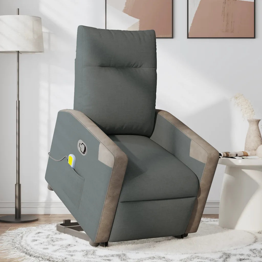 Un Fauteuil Electrique Inclinable avec une fonction relevante pour aider la personne à se mettre debout.