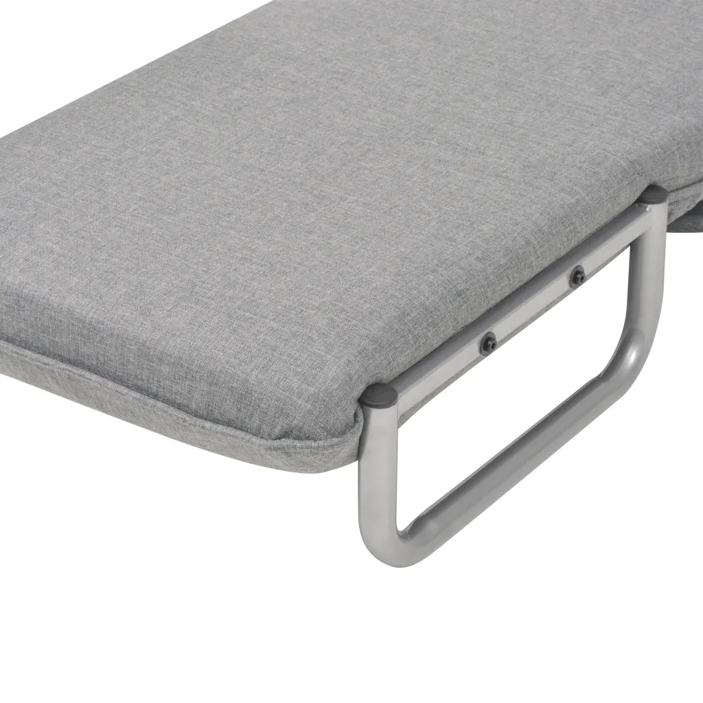Un Fauteuil Pivotant Inclinable mais également convertible. Disponible en gris clair ou gris foncé.