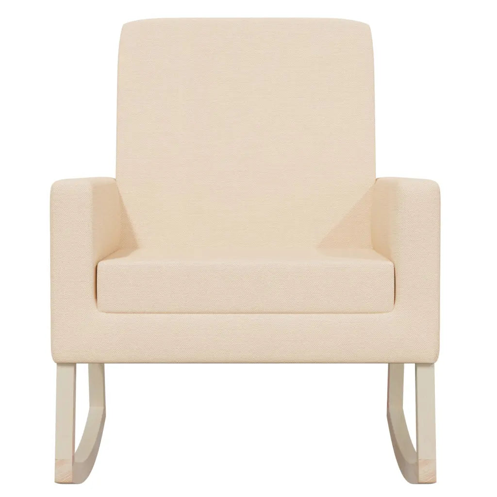 Un Fauteuil à Bascule Design en Tissu.