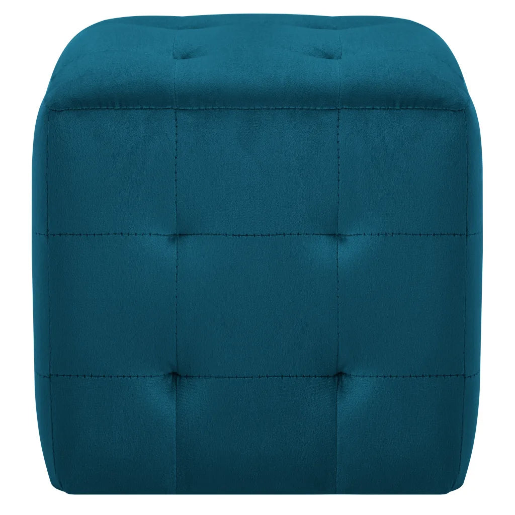 Un Repose-Pieds Design vendu par deux. Revêtement en tissu velours ultra doux.
