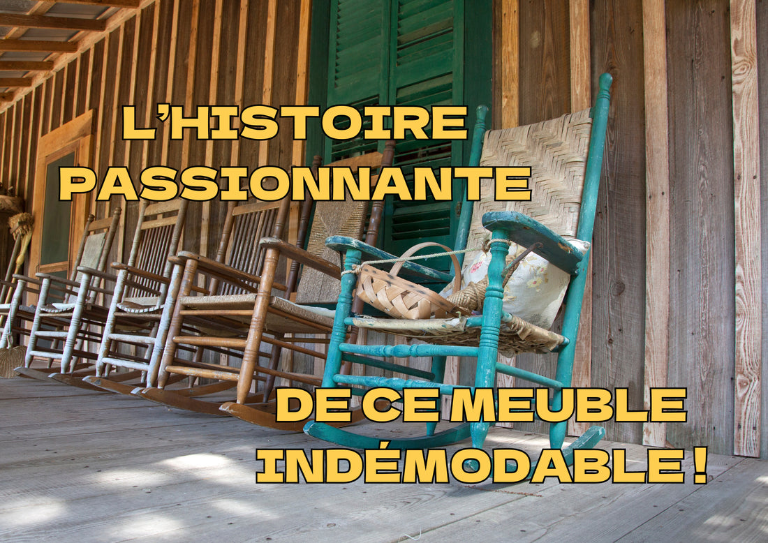 La couverture de l'article de blog sur l'histoire du Rocking Chair.