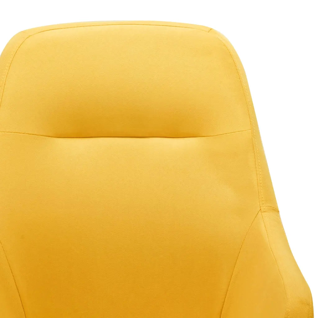 Fauteuil à Bascule Jaune Moutarde