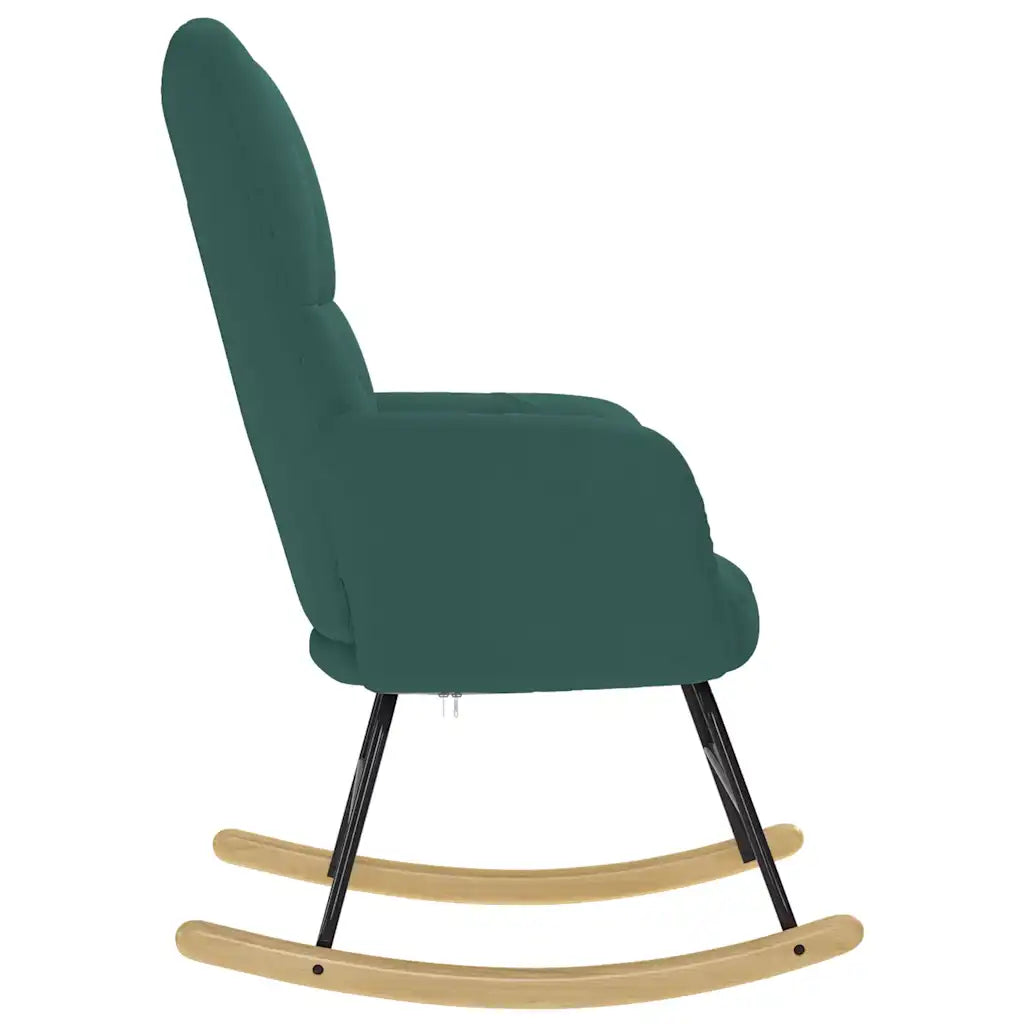 Une Chaise à Bascule en Tissu au rapport qualité/prix imbattable. Disponible en plusieurs coloris.