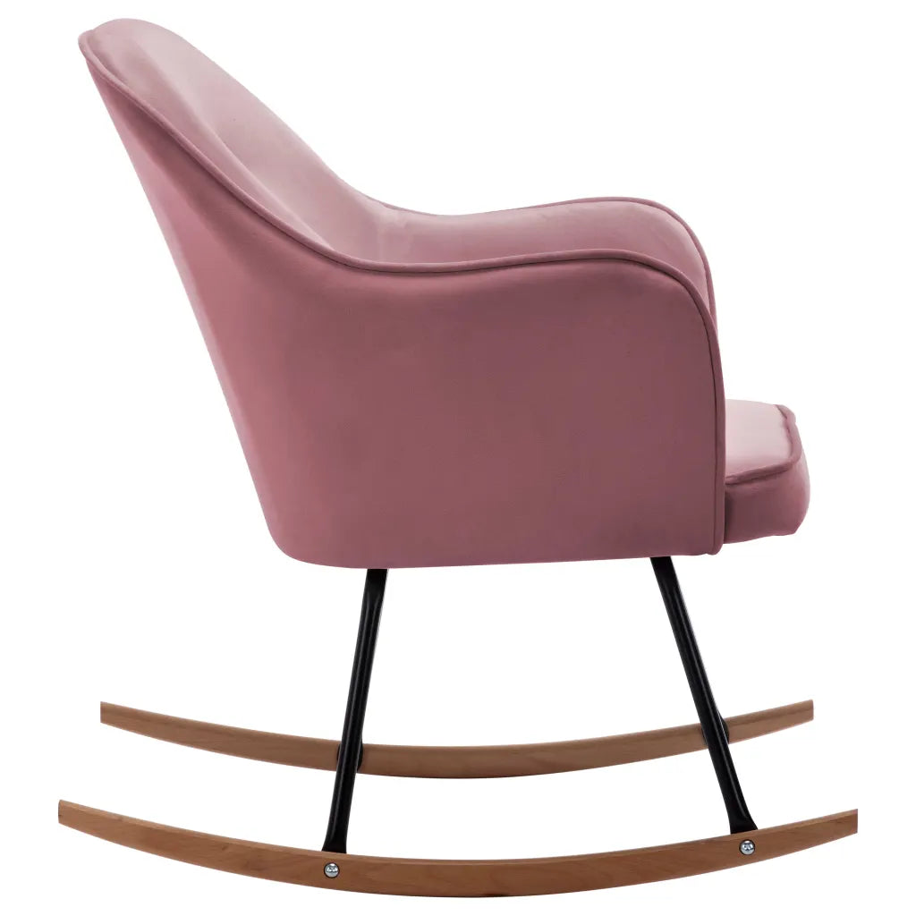 Une Chaise à Bascule Rose