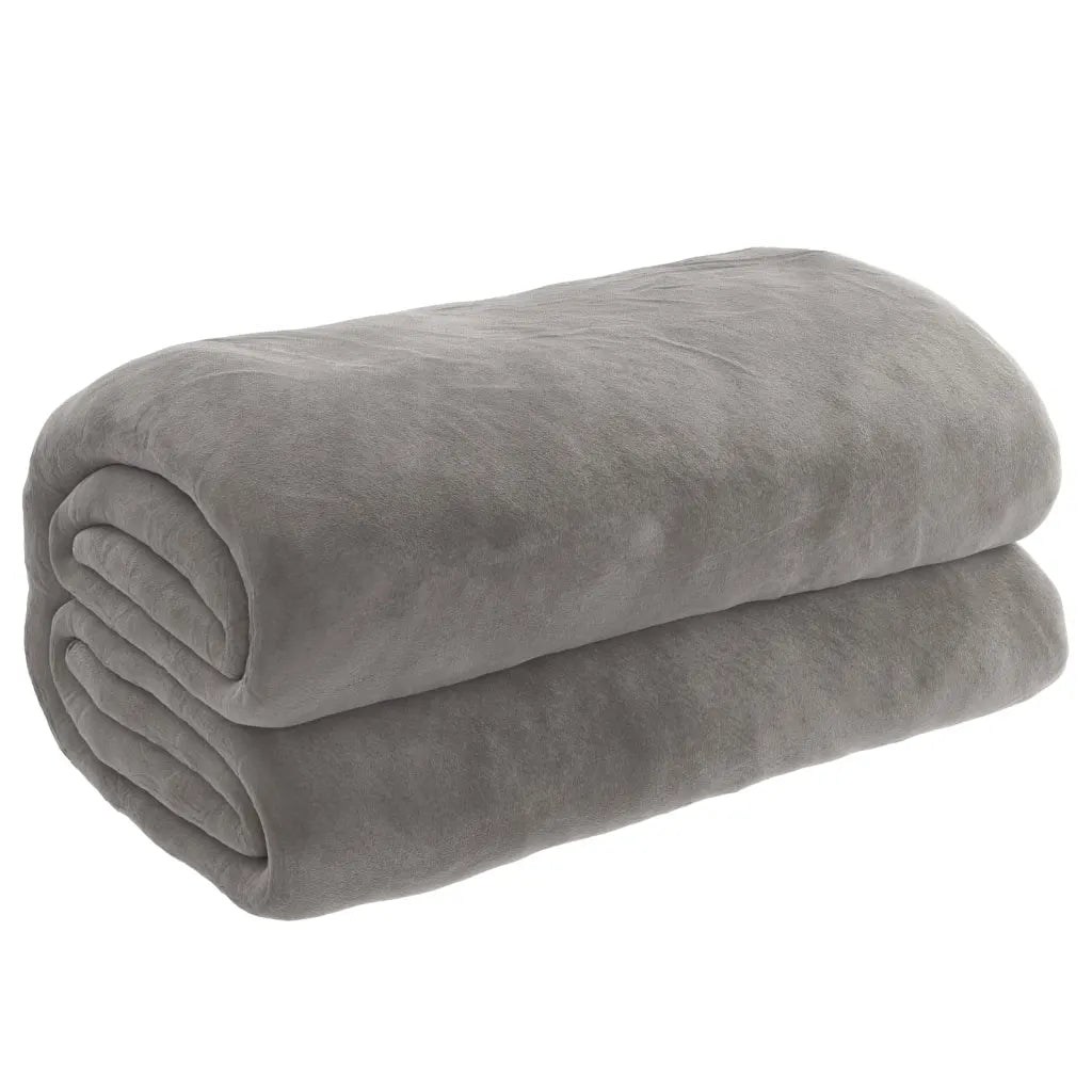 Une Couverture Lestée couleur gris avec housse parfaite pour accompagner un Rocking Chair.