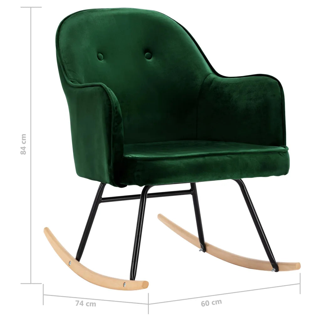 Dimensions d'un Rocking Chair Vert