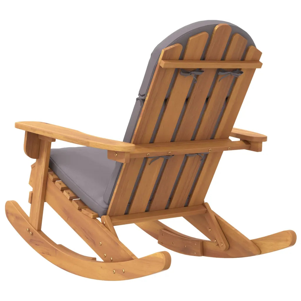 Une Chaise à Bascule en Bois au style Adirondack