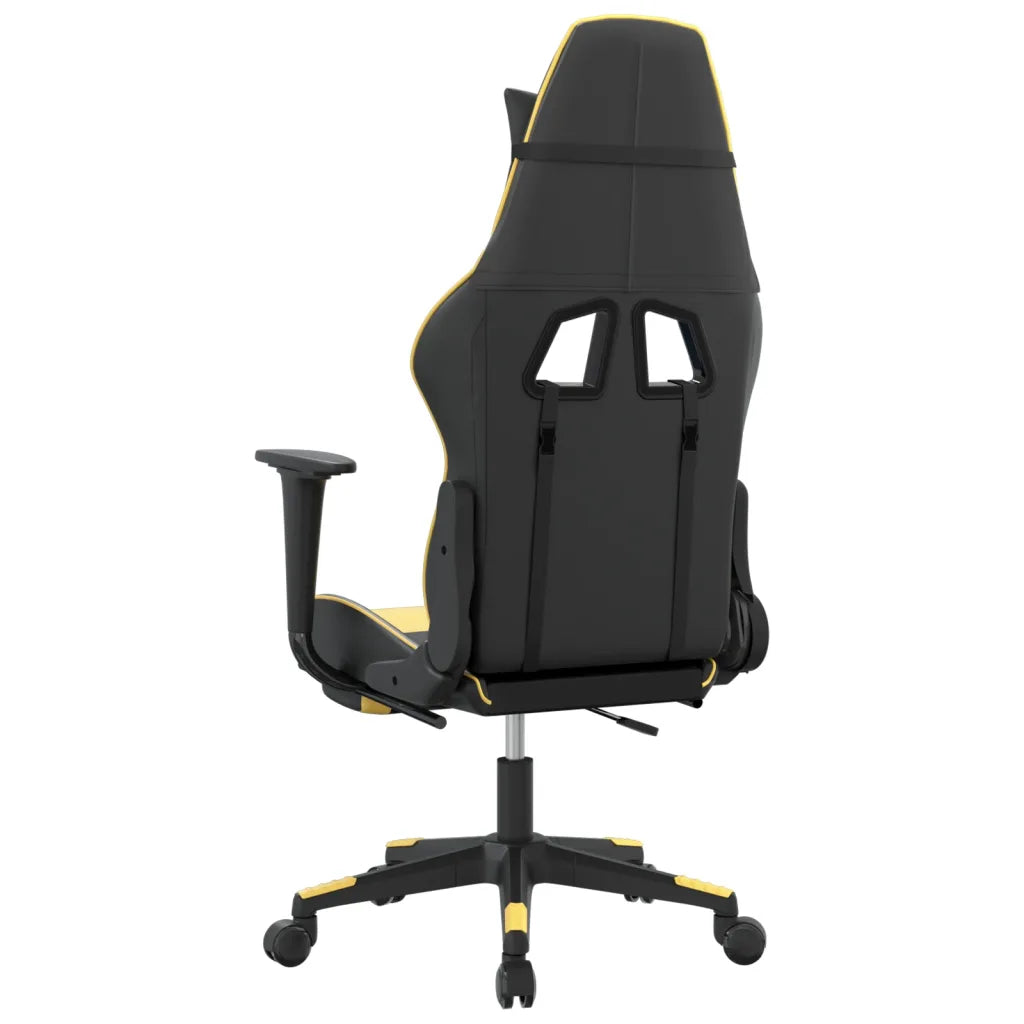 Vue du Dossier du Fauteuil de Gamer Inclinable.