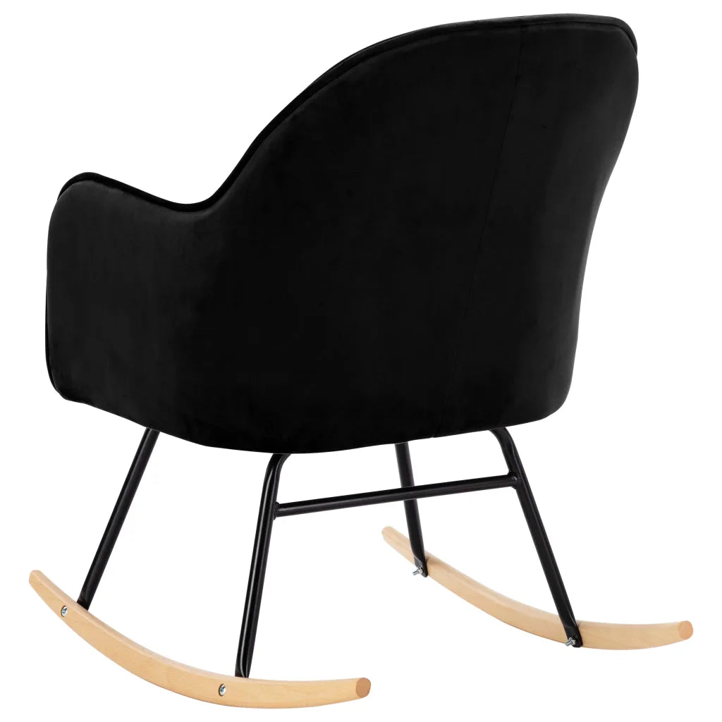 dossier Fauteuil à Bascule noir