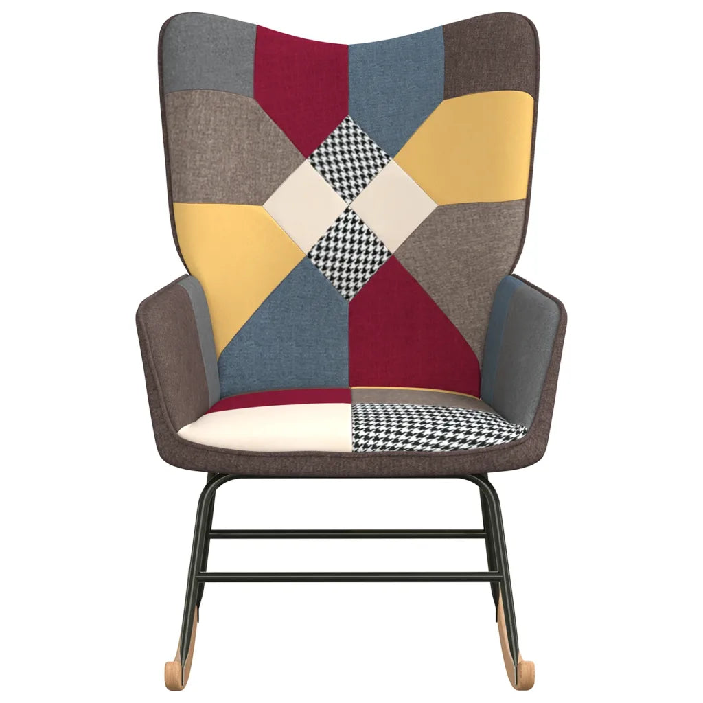 Un Fauteuil à Bascule design en Patchwork