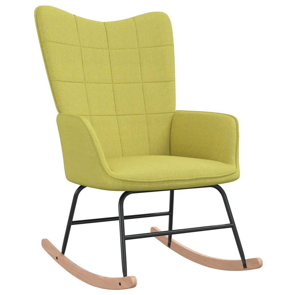 Un Fauteuil d'Allaitement vert au style Scandinave.