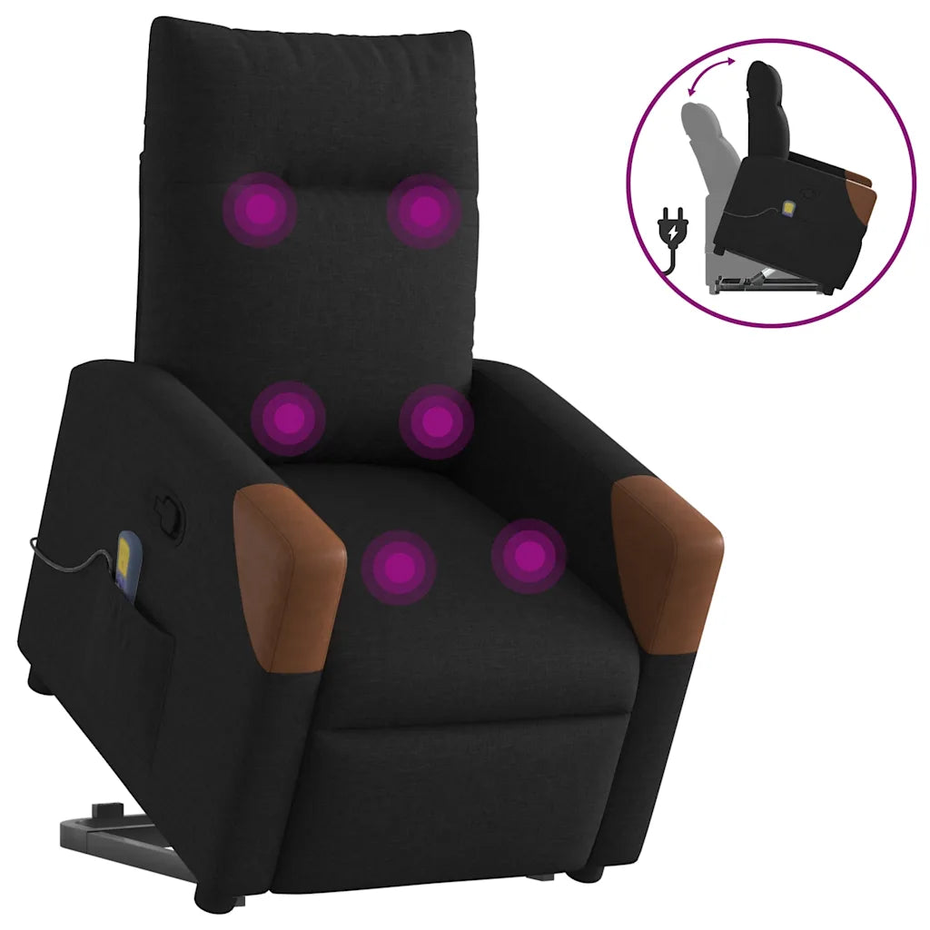 Un Fauteuil Electrique Inclinable avec une fonction relevante pour aider la personne à se mettre debout.