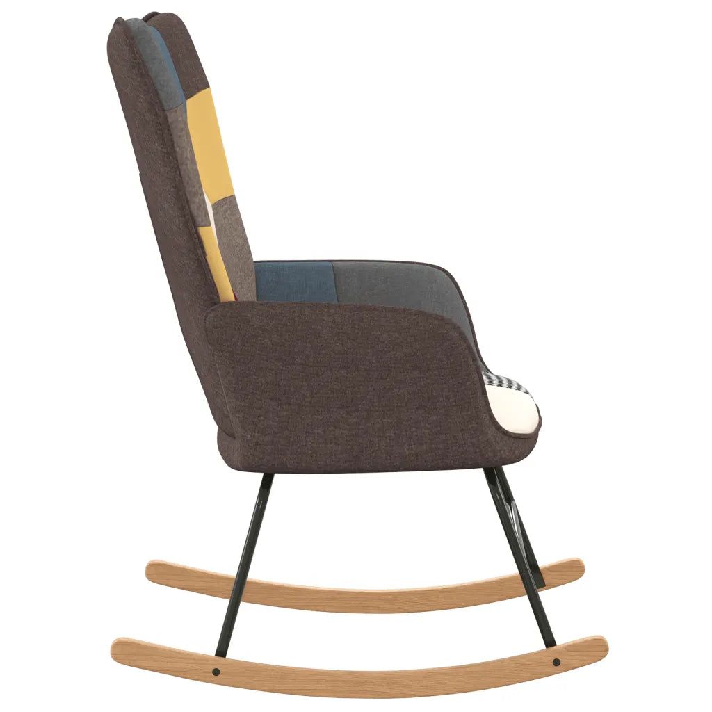 Un Fauteuil à Bascule design en Patchwork