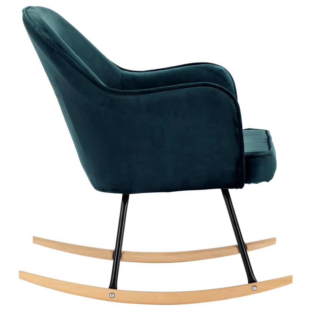 Rocking-Chair en Velours