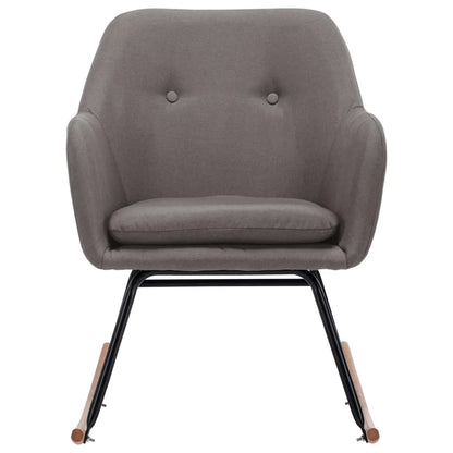 un rocking chair de couleur gris clair