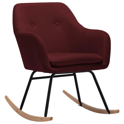 un Rocking Chair Rouge (lie de vin)
