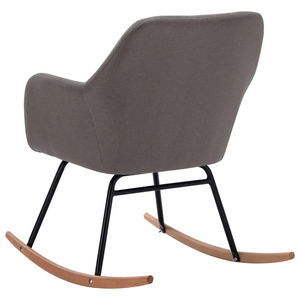 un rocking chair de couleur gris clair