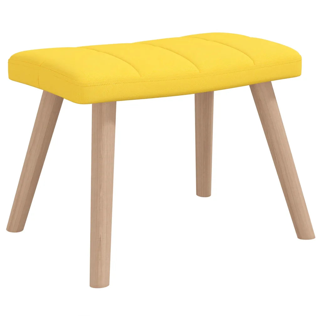 Tabouret de couleur jaune moutarde